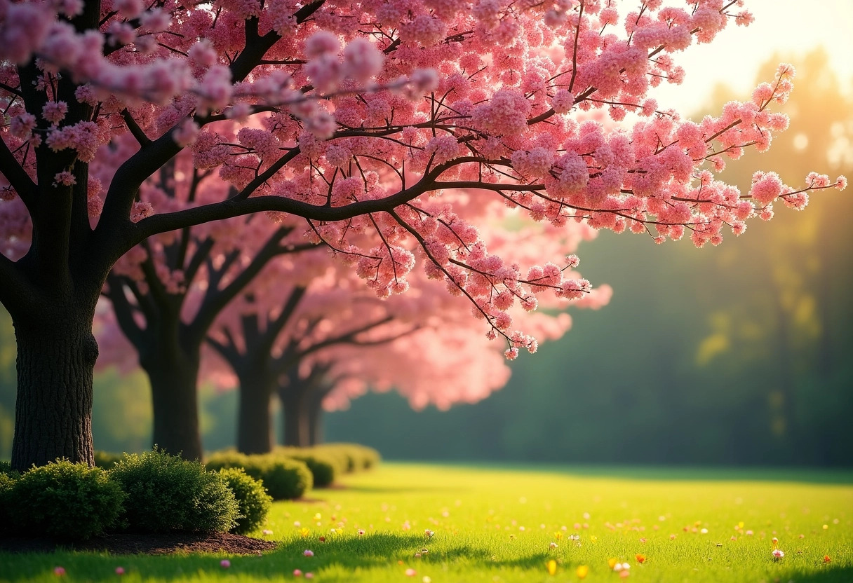 arbre fleurs